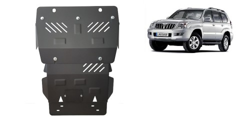 Stalowa Osłona pod silnik Toyota Land Cruiser J120 (2002-2009)