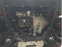 Acier plaque couvercle cache protection moteur Ford Focus 4 (2018-2026)