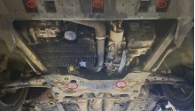 Acier plaque couvercle cache protection moteur Citroen C3 (2017-2026)