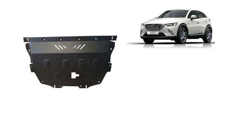Acier plaque couvercle cache protection moteur Mercedes T-Classe (2015-2026)