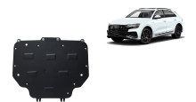 Acier plaque couvercle cache protection boîte de vitesses Audi Q8 (2018-2026)