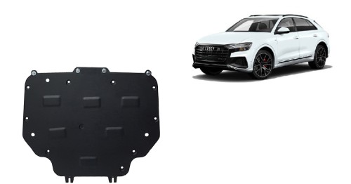 Stalowa Osłona skrzyni biegów Audi Q8 (2018-2026)