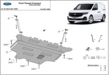 Acier plaque couvercle cache protection moteur Ford Transit Connect (2024-2026)
