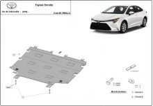 Aluminium plaque couvercle cache protection moteur Toyota Corolla (2019-2026)