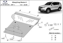 Acier plaque couvercle cache protection moteur Subaru XV (2007-2017)