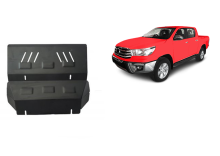 Acier plaque couvercle cache protection de radiateur Toyota Hilux Revo (2016-2021)