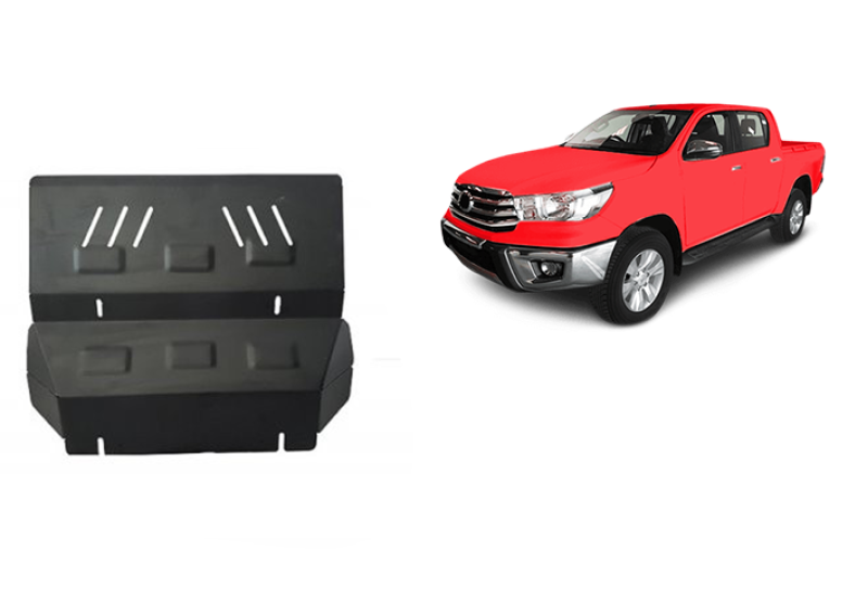 Acier plaque couvercle cache protection de radiateur Toyota Hilux Revo (2016-2021)