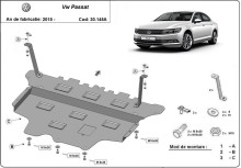Acier plaque couvercle cache protection boîte de vitesses automatique VW Passat B5, B5.5 (2014-2023)