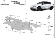 Tylna aluminiowa osłona silnika elektrycznego – Tesla Model Y (2024-2026)