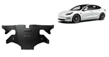 Acier plaque couvercle cache protection moteur Tesla Model 3 (2017-2026)