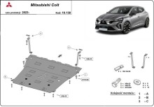 Acier plaque couvercle cache protection moteur Galvanisé Volkswagen Transporter T7 (2023-2026)