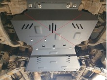 Acier plaque couvercle cache protection boîte de vitesses Mercedes X-Classe (2017-2020)