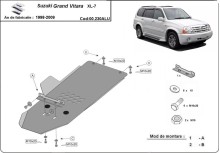 Stalowa Osłona skrzyni biegów Suzuki Grand Vitara XL7 - Aluminium (1998-2009)