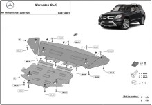 Acier plaque couvercle cache protection moteur Mercedes GLK (2008-2026)