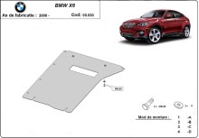 Acier plaque couvercle cache protection boîte de vitesses BMW X6 (2007-2014)