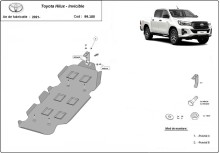 Stalowa Osłona zbiornika paliwa Toyota Hilux Invincible (2021-2026)