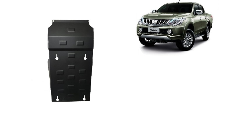 Acier plaque couvercle cache protection moteur Mitsubishi L200 (2015-2026)