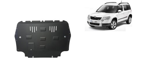 Stalowa Osłona pod silnik Skoda Yeti (2009-2012)