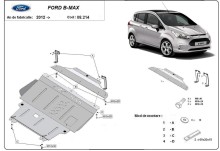 Acier plaque couvercle cache protection moteur Ford B-Max (2012-2017)