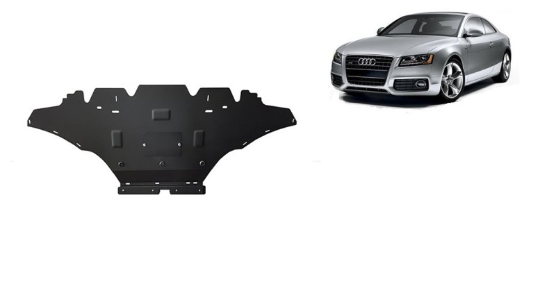 Acier plaque couvercle cache protection moteur Audi A5, diesel (2008-2016)
