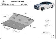 Acier plaque couvercle cache protection moteur Renault Scenic E-Tech (1997-2002)