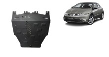 Acier plaque couvercle cache protection moteur Honda Civic (hayon) (2005-2015)