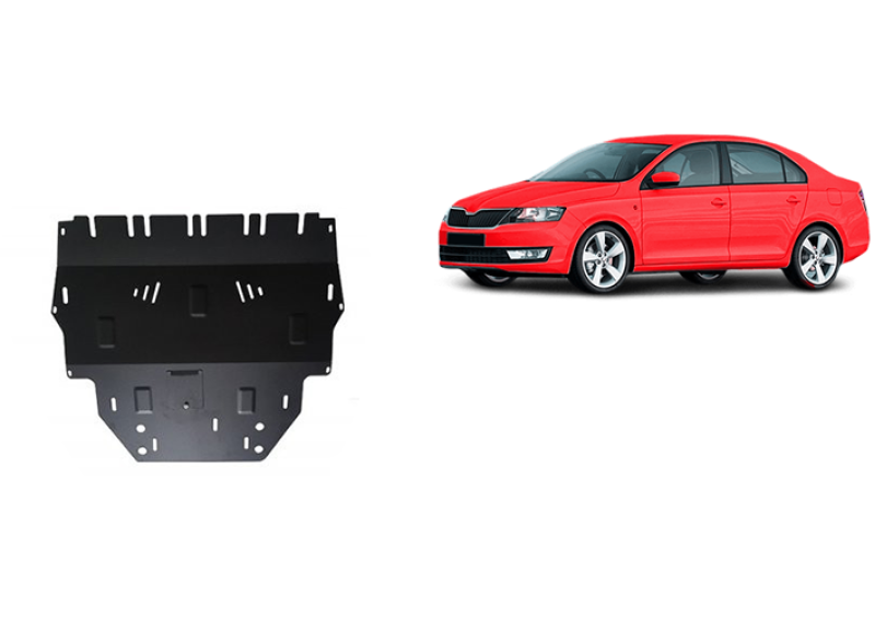 Acier plaque couvercle cache protection moteur Skoda Superb - automatique (2012-2019)