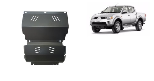 Stalowa Osłona pod silnik Mitsubishi L 200 (2005-2015)