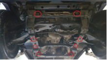Acier plaque couvercle cache protection moteur Daihatsu Terios (1997-2006)