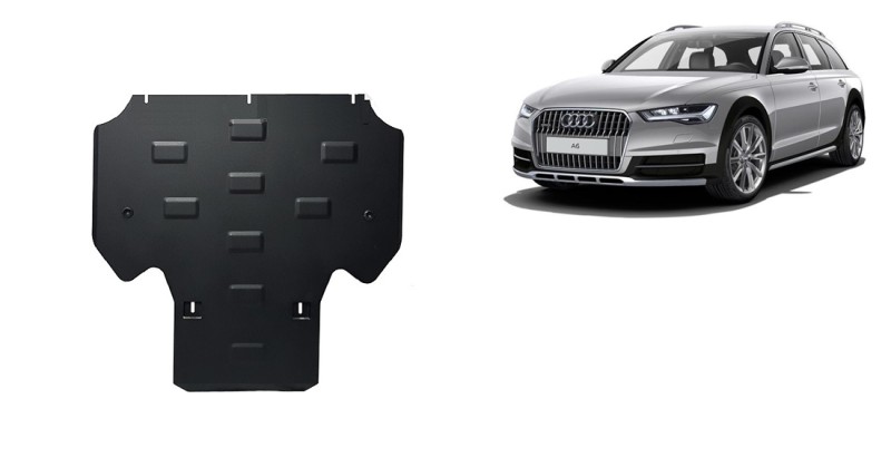 Acier plaque couvercle cache protection boîte de vitesses Audi All Road A6 (2011-2018)