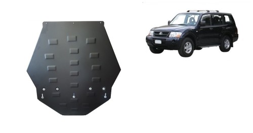 Stalowa Osłona skrzyni biegów Mitsubishi Pajero 3 (V60, V70) Vers. 2.0 (1999-2007)