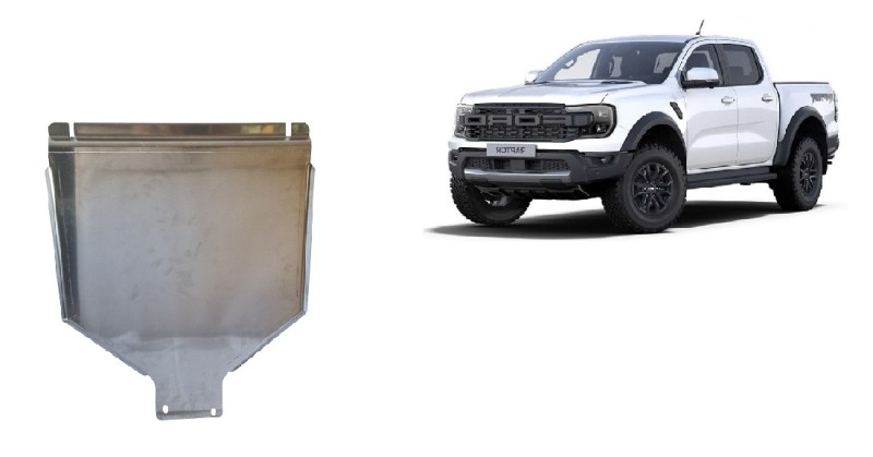 Aluminium plaque couvercle cache protection boîte de vitesses Ford Ranger Raptor (2023-2026)