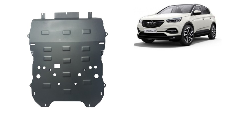 Acier plaque couvercle cache protection moteur Opel Agila (H08) (2017-2026)