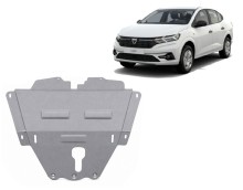 Aluminium plaque couvercle cache protection moteur Dacia Logan III (2021-2026)