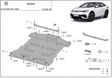 Acier plaque couvercle cache protection moteur Volkswagen Sharan Avec Webasto (2022-2026)