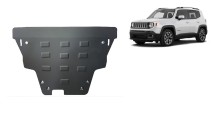 Acier plaque couvercle cache protection moteur Jeep Compass (2014-2026)