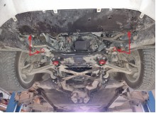 Acier plaque couvercle cache protection moteur Audi A4 B9 All Road (2015-2026)