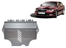 Aluminium plaque couvercle cache protection moteur Skoda Superb (2008-2015)