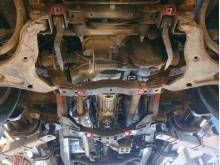 Acier plaque couvercle cache protection moteur Fiat Fullback (2016-2019)