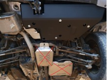 Acier plaque couvercle cache protection de AdBlue Dacia Duster (2018-2024)