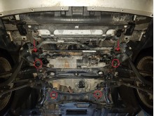 Acier plaque couvercle cache protection moteur BMW X3 - F25 (2010-2017)