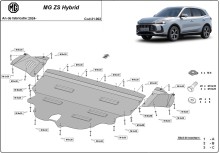Acier plaque couvercle cache protection moteur MG ZS (2024-2026)