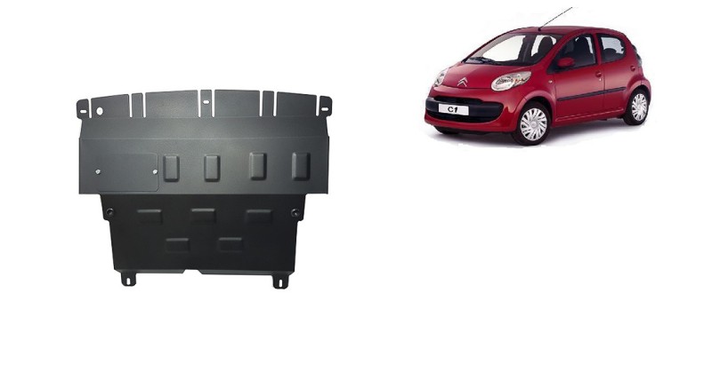 Acier plaque couvercle cache protection moteur Citroen C 1 (2005-2014)