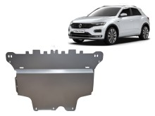 Aluminium plaque couvercle cache protection moteur Volkswagen T-Roc (2017-2026)