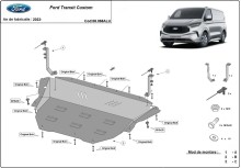 Aluminium Osłona pod silnik Ford Transit Custom (2023-2026)