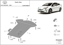 Aluminiowa osłona / blokada katalizatora do Toyota Prius (2019-2026)