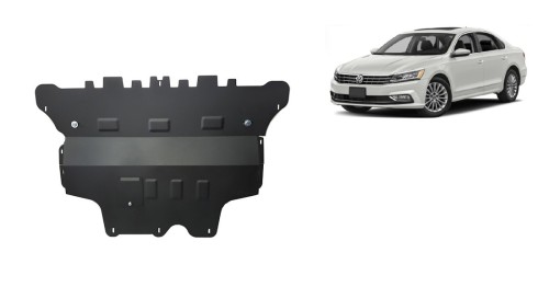 Stalowa Osłona pod silnik VW Passat Alltrack - automatyczna skrzynia biegów (2015-2023)