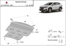 Acier plaque couvercle cache protection moteur Suzuki Splash an (2021-2023)