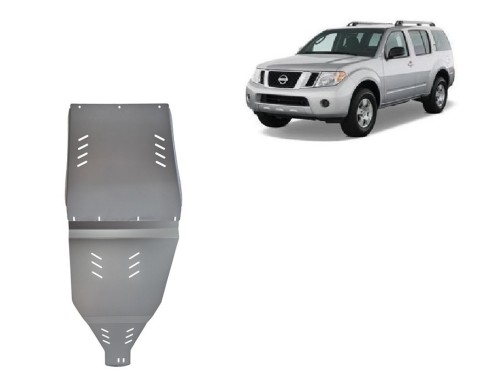 Stalowa Osłona skrzyni biegów Nissan Pathfinder - Aluminium (2005-2015)