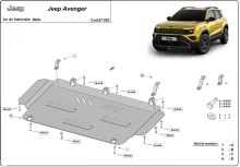 Acier plaque couvercle cache protection moteur Jeep Avenger (2023-2026)